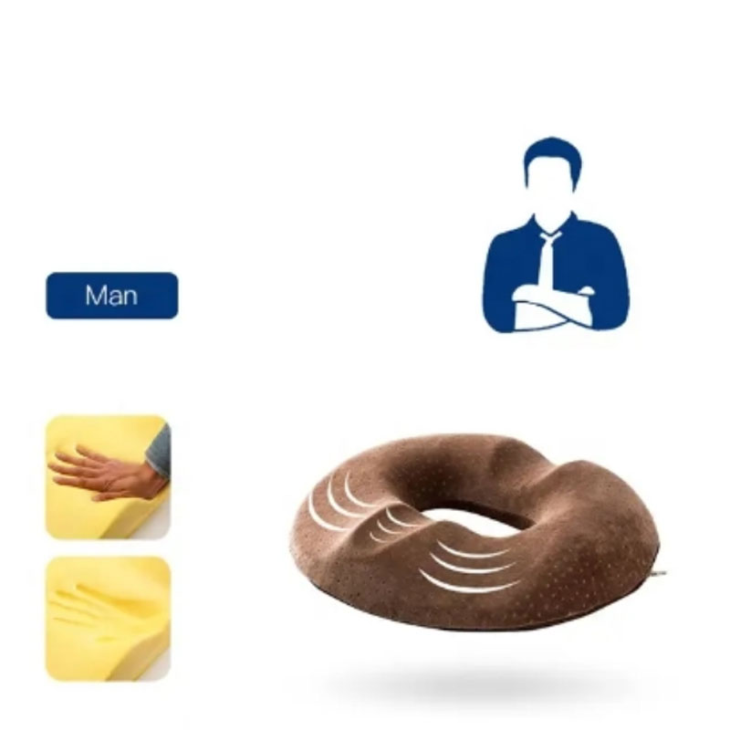 Medical Orthopedic Tailbone Pain Relief Sitting Chair Donut Cushion for Hemorrhoids