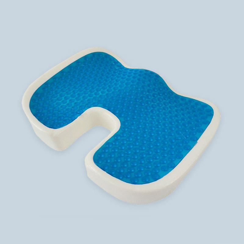 Egg Shape Coccyx Orthopedic Memory Foam Cooling Gel Seat Cushion