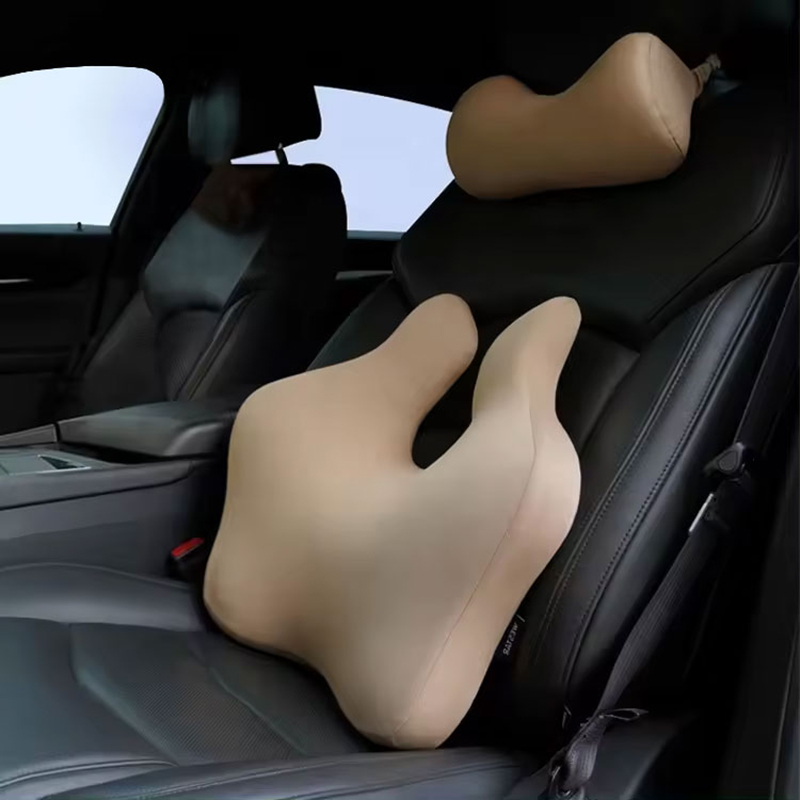 Improve Posture Memory Foam Ergonomic Car Seat Backrest Set