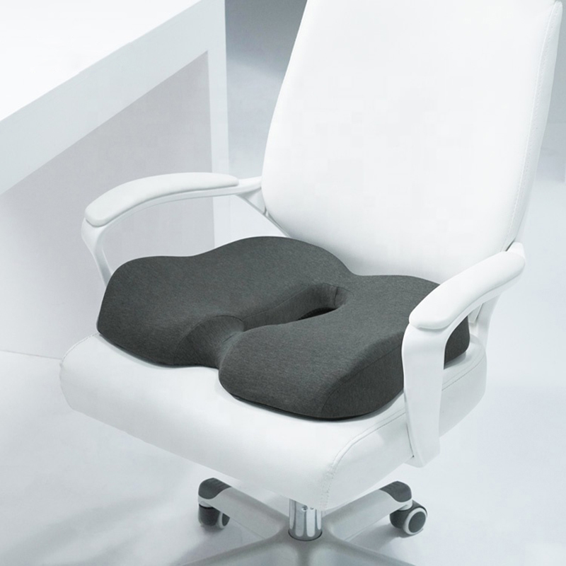 Patented Pressure Relief Memory Foam Seat Cushion for Long Sitting Hours