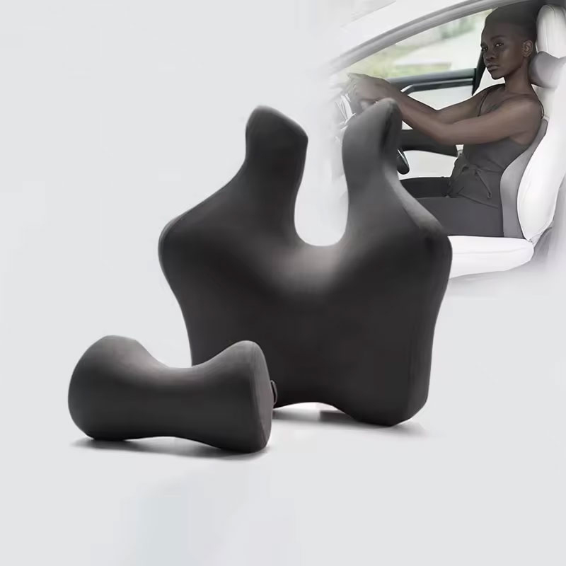 Improve Posture Memory Foam Ergonomic Car Seat Backrest Set