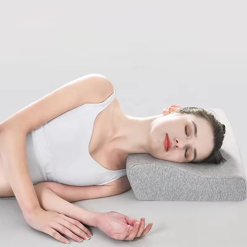 Memory Foam Sleeping Cervical Orthopedic Support Pillow with Washable Cover