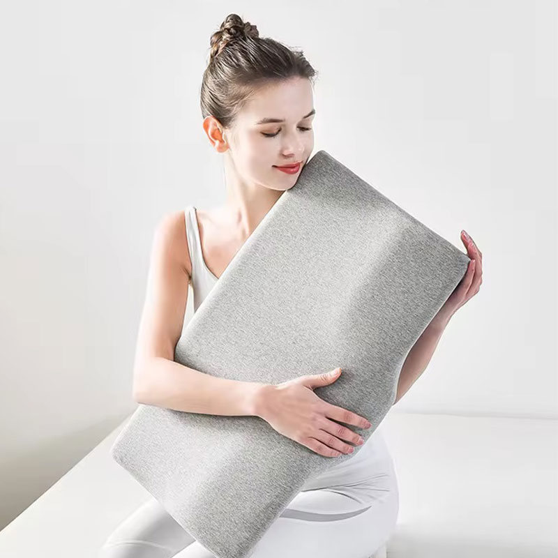 Memory Foam Sleeping Cervical Orthopedic Support Pillow with Washable Cover