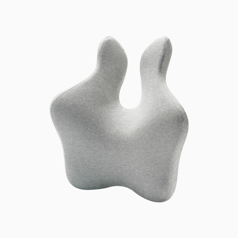 Rabbit Ear Shape Ergonomic Orthopedic Back Lumbar Support Cushion